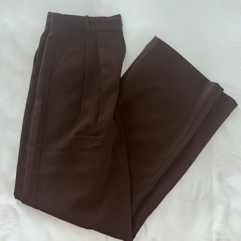 A&F Sloane Tailored Wide Leg Pant